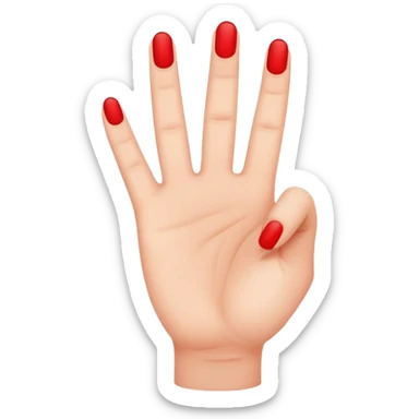 the bloodlines we are the ones hand symbol simple sticker