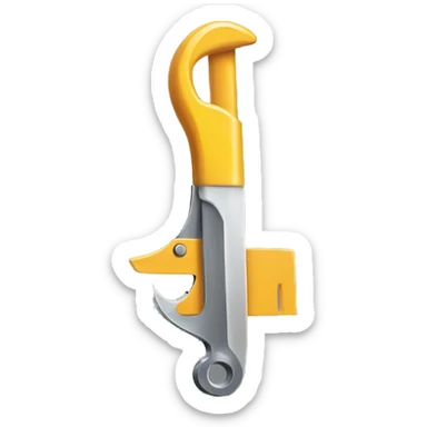 generate the number 1 from the construction tools sticker