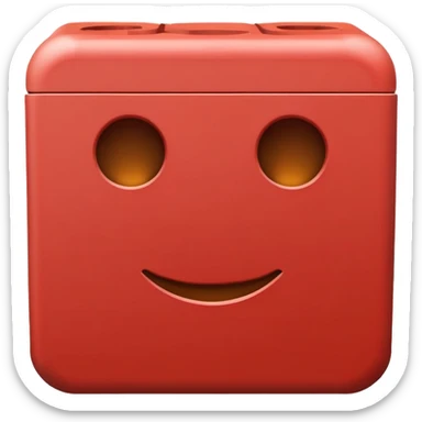 brick icon sticker