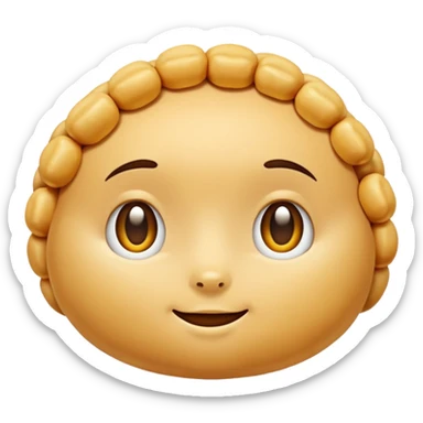 Chickpea emoji sticker