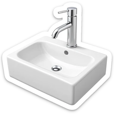 Clean bathroom sticker