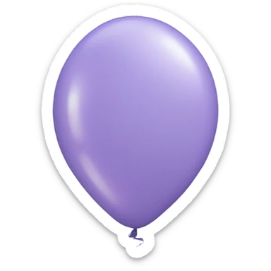 Pastel purple balloon sticker