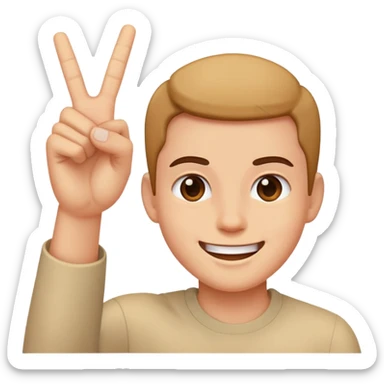 Smiley flipping off  sticker