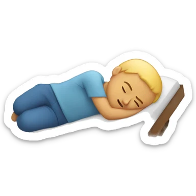 Falling asleep  sticker
