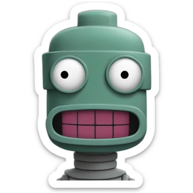 Bender from futurama where’s a tfilin sticker