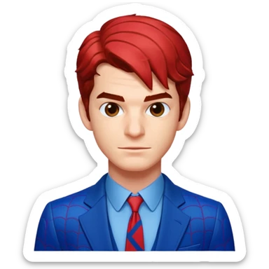 Spider man Andrew garffierld sticker