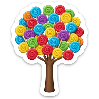 Lollipop Tree sticker