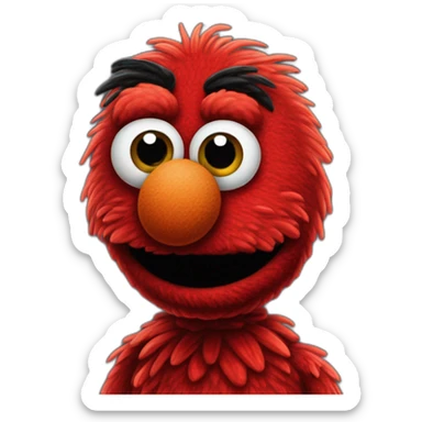 elmo-bruised-eye sticker