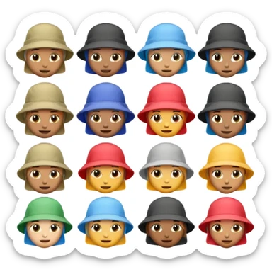 Emojis ovnis type discord avec un bob type jul avec différentes expressions sticker