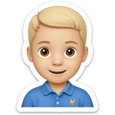 A preppy baby sticker