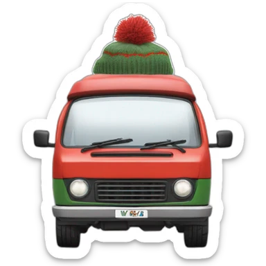 Camping Car Weinsberg Pepper MF wear Christmas Beanie  sticker
