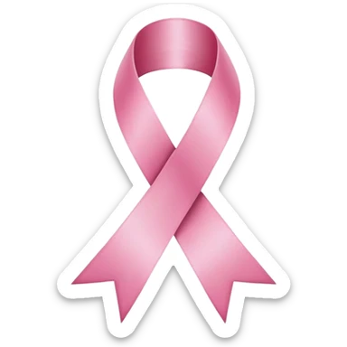 breast cancer awareness ribbon sticker