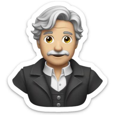 JE SUIS CHAUVE MAIS FIER sticker