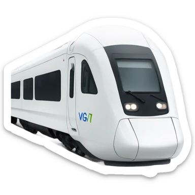 white Tgv ecologic sticker
