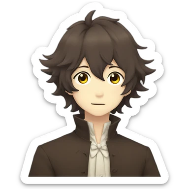 Dazai bsd anime sticker