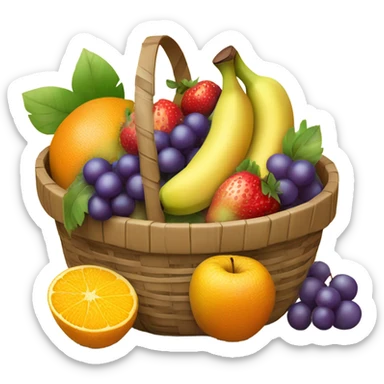 Fruit basket
 sticker
