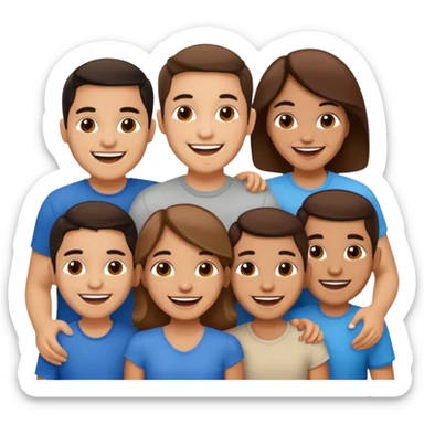 amigos puerto riqueños fuera del campus sticker