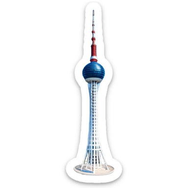 ​Cinematic Realistic N Seoul Tower, depicted in brilliant daylight as a slender, single-column tower rising from a modern cityscape, crowned by a sleek cylindrical observation deck offering panoramic views over Seoul, with crisp glass and steel surfaces reflecting clear blue skies and subtle architectural details that capture its futuristic elegance, sticker