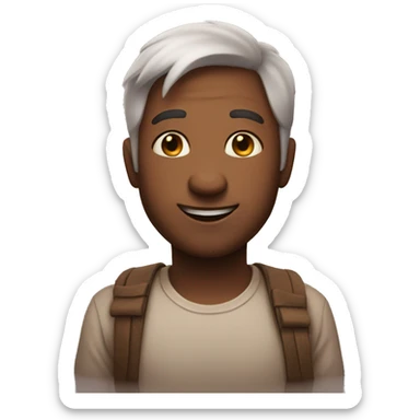 🙂 with rosy cheeks sticker