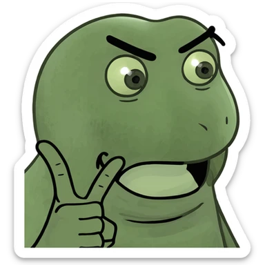 Make a mad emoji sticking the middle finger  sticker