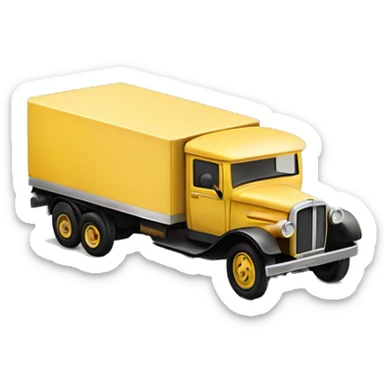 Toy Very large 1933 mover’s moving truck sticker