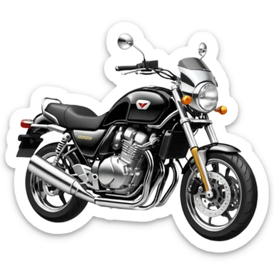 Honda cb1300 super four iPhone style graphic emoji sticker