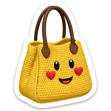 crochet bag sticker