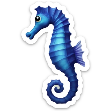 Seahorse sticker