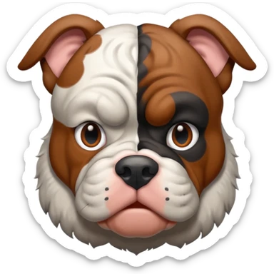 Merle bully sticker