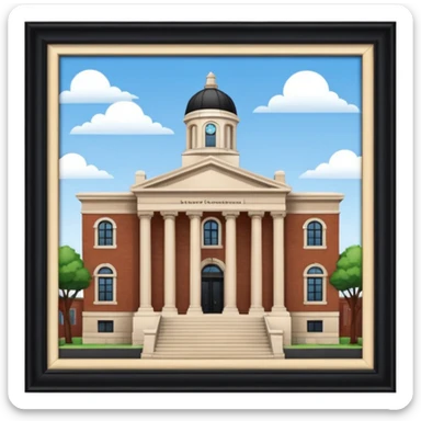 Courthouse sticker