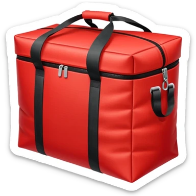 Red Thermal Delivery Bags sticker