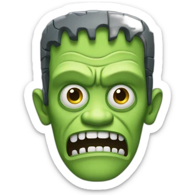 Frankenstein Monster sticker