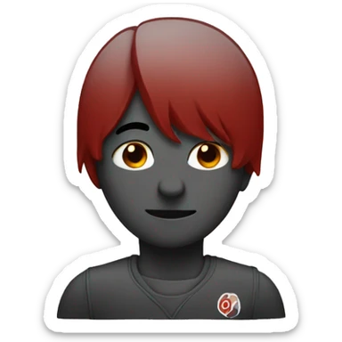 red 60 with two underlines, similar to the 100 point emo sticker