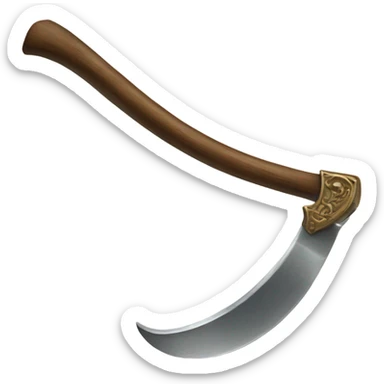 Antique scythe  sticker