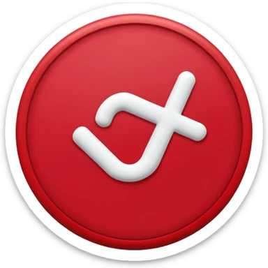 red pharmacy mark  sticker