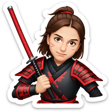 Daring Samurai sticker