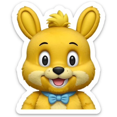 Spring bonnie  sticker