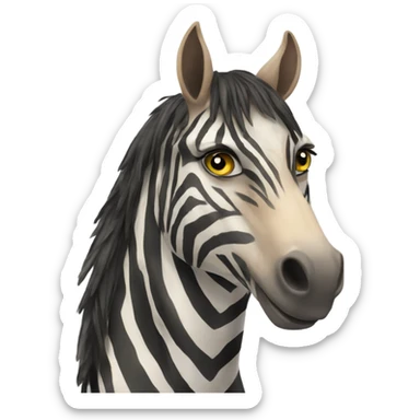 owl horse teacher sisters yeah zebra sticker