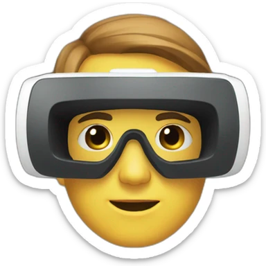 vr headset christmas gift sticker