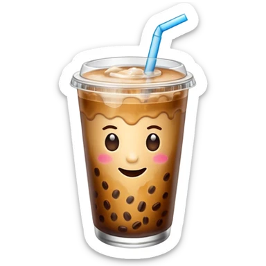 Une Tasse de cafe Givrée  sticker