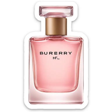 burberry her pink perfume  sticker