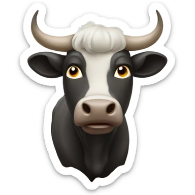 pictur of an ox sticker