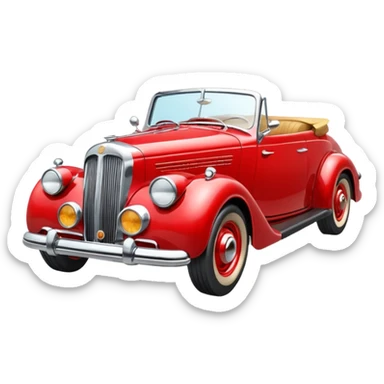 vintage car emoji sticker