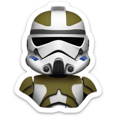 Clone trooper 337th Star Corps from Clone wars sticker