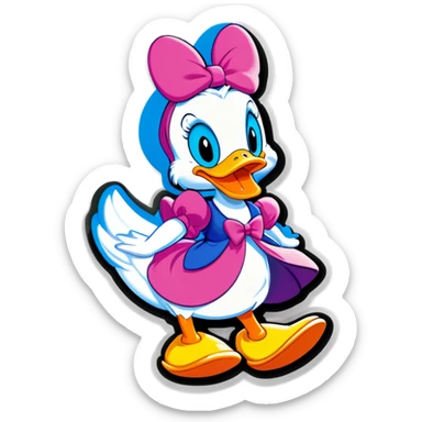Daisy Duck sticker