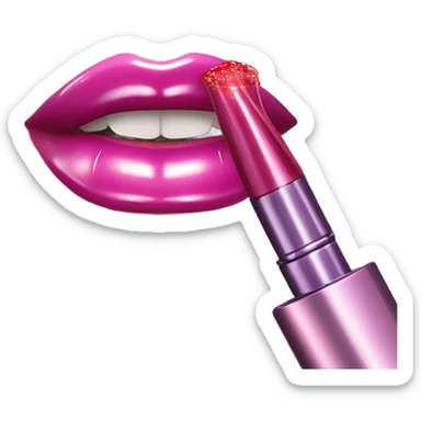Lipgloss sticker