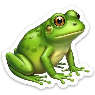Frog sticker