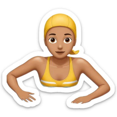 swimming university sticker