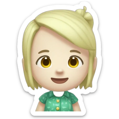 Kk of animal crossing  sticker