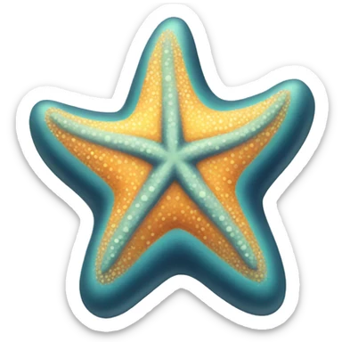 a starfish  sticker
